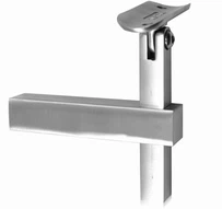 Roestvrij stalen vierkante terrasreling